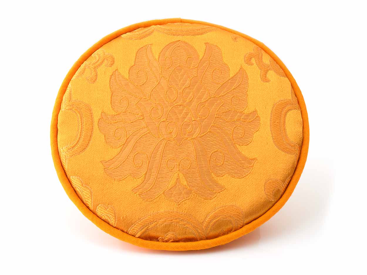 Pad Ø 13 cm für mittelgroße Klangschalen, orange Lotus