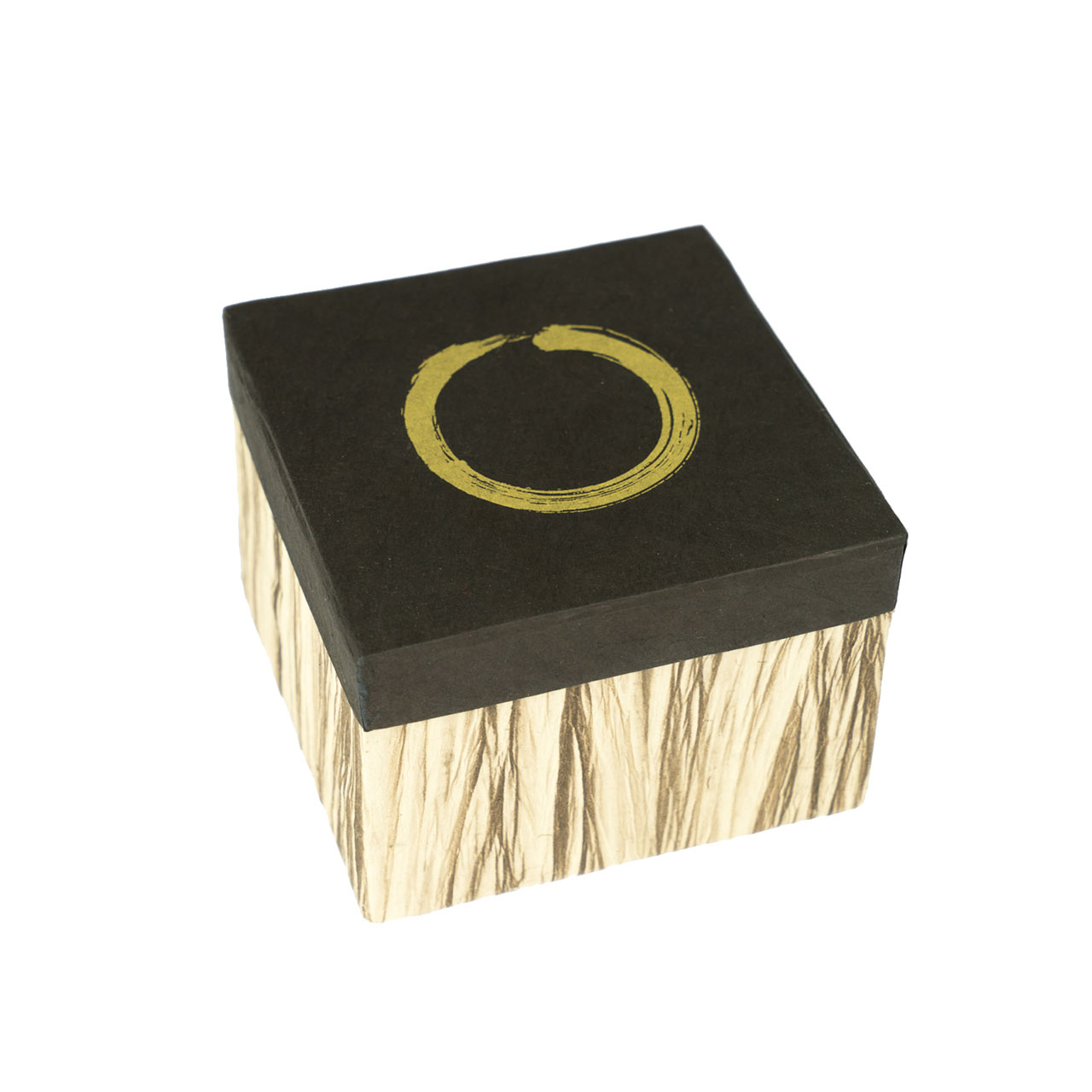 Edle Zen-Box für Klangschale und Zubehör aus edlem Loktapapier