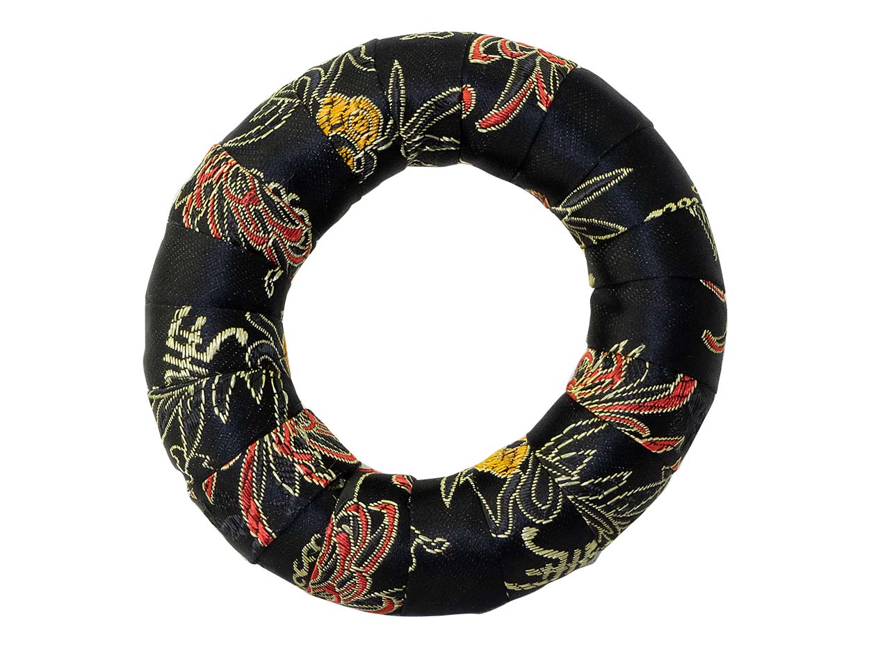 10cm Ring für Klangschalen von ca. 11-15 cm, schwarz Blume