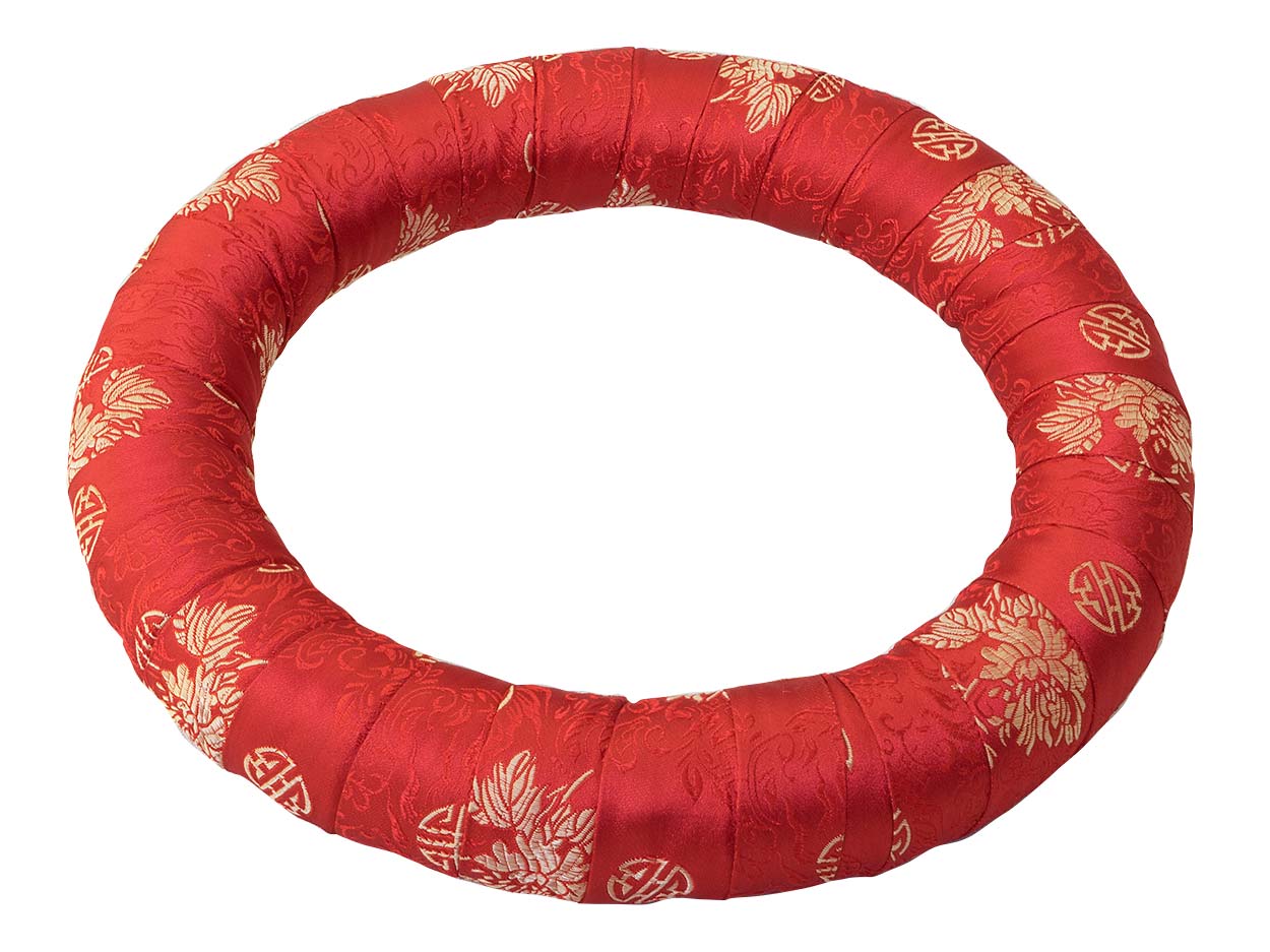 26cm Ring für Klangschalen von ca. 33-37 cm, rot Longevity