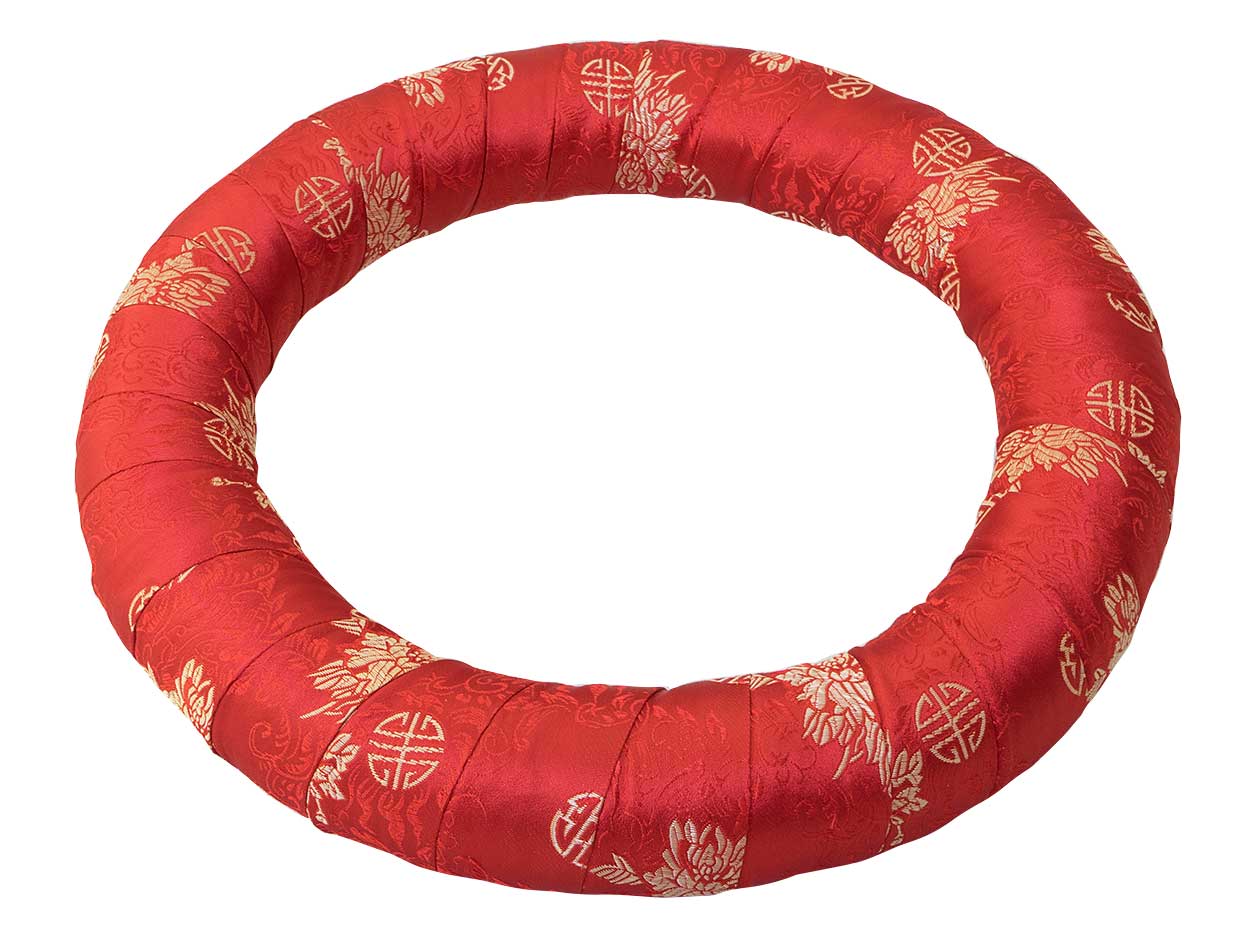 30cm Ring für Klangschalen von ca. 37-42 cm, rot Longevity