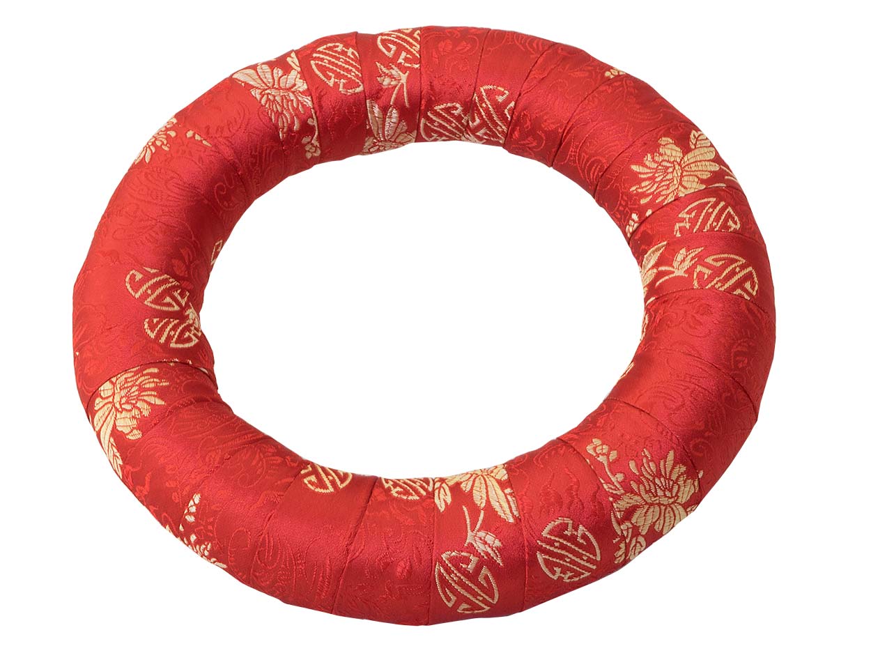 20cm Ring für Klangschalen von ca. 26-33 cm, rot Longevity