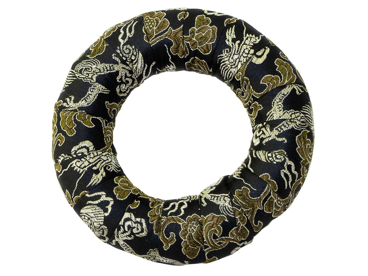 10cm Ring für Klangschalen von ca. 11-15 cm, schwarz Drache