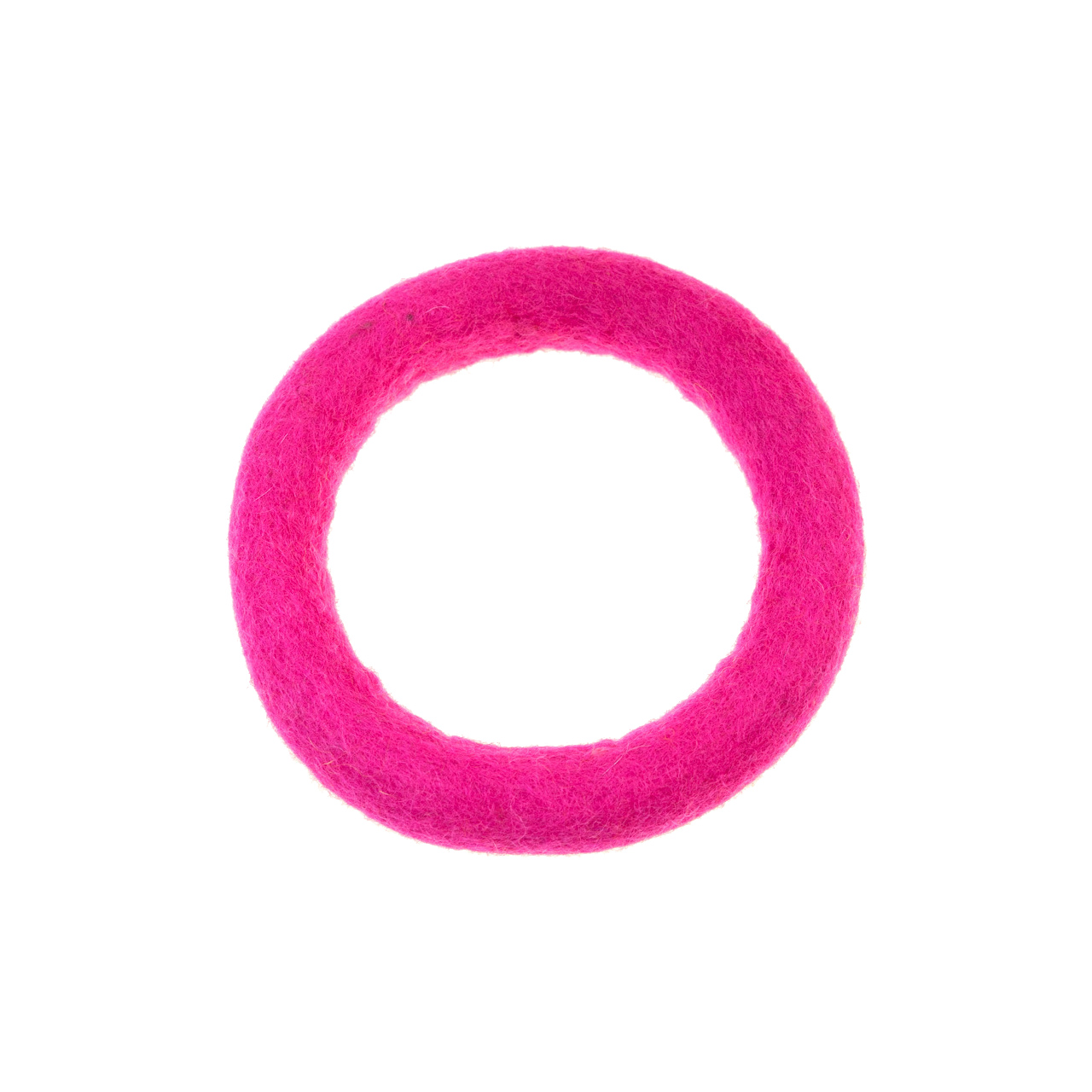 Filzring zum Aufstellen von Klangschalen pink, Durchmesser 14 cm