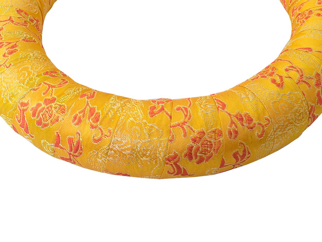 26cm Ring für Klangschalen von ca. 33-37 cm, gelb Drache