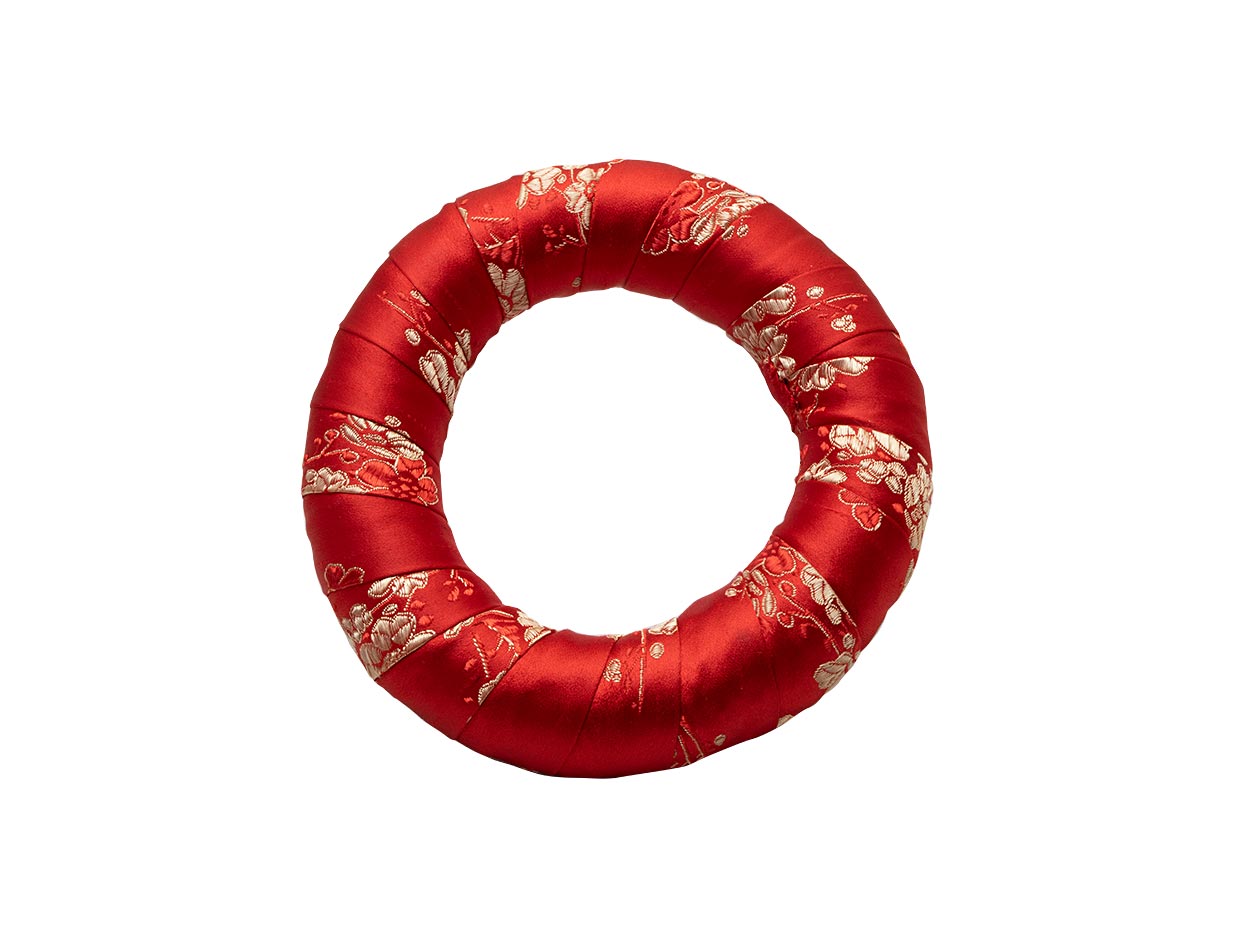 Ring Ø 14 cm für Klangschalen rot Longevity